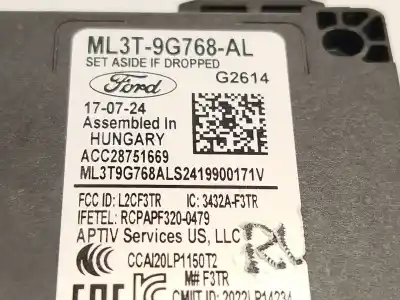 Second-hand car spare part electronic module for ford kuga iii (dfk) 2.5 duratec plug-in-hybrid oem iam references ml3t9g768al acc28751669 2598574