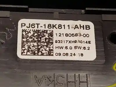 Second-hand car spare part climate control for ford kuga iii (dfk) 2.5 duratec plug-in-hybrid oem iam references pj6t18k811ahb  2728429