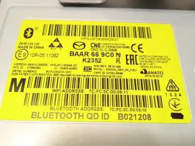 Peça sobressalente para automóvel em segunda mão módulo eletrônico por mazda cx-3 (dk) 2.0 skyactiv-g referências oem iam baar669c0n  