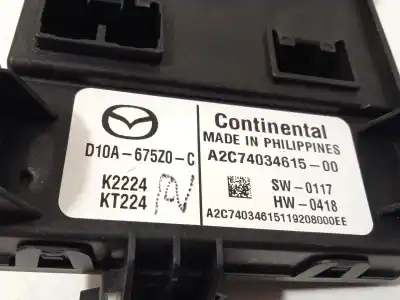 Peça sobressalente para automóvel em segunda mão módulo eletrônico por mazda cx-3 (dk) 2.0 skyactiv-g referências oem iam d10a675z0c a2c74034615 