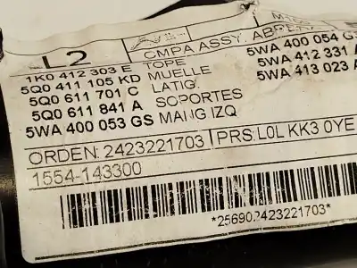 Автозапчастина б/у передній правий амортизатор для seat leon (kl1) 1.0 tsi mild hybrid посилання на oem iam 5wa413023ae  