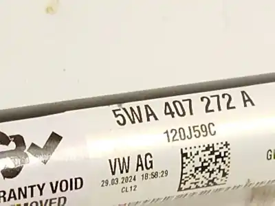 Автозапчастина б/у передня права трансмісія для seat leon (kl1) 1.0 tsi mild hybrid посилання на oem iam 5wa407272a  