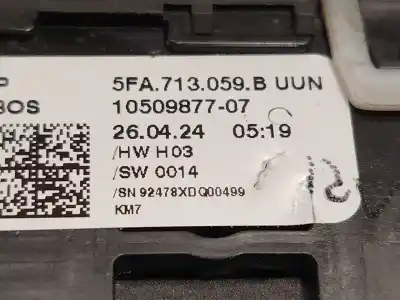 Автозапчасти б/у рычаг переключения передач за seat leon (kl1) 1.0 tsi mild hybrid ссылки oem iam 5fa713059b  5fa713059buun