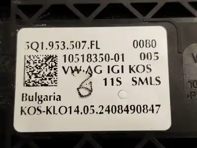 Автозапчастина б/у перерівний контроль для seat leon (kl1) 1.0 tsi mild hybrid посилання на oem iam 5q1953507fl  5q1953507fligi