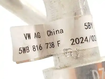 Автозапчастина б/у труби кондиціонації для seat leon (kl1) 1.0 tsi mild hybrid посилання на oem iam 5wb816738f  