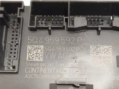 Автозапчастина б/у блок управління комфортом для seat leon (kl1) 1.0 tsi mild hybrid посилання на oem iam 5q4959592p a2c7878900000 