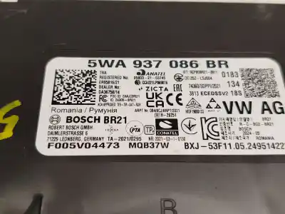 Pezzo di ricambio per auto di seconda mano modulo elettronico per seat leon (kl1) 1.0 tsi mild hybrid riferimenti oem iam 5wa937086br f005v04473 