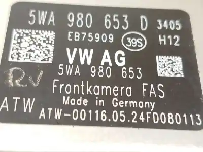 Автозапчастина б/у електронний модуль для seat leon (kl1) 1.0 tsi mild hybrid посилання на oem iam 5wa980653d  