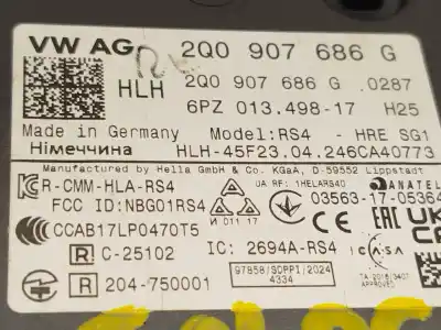 Автозапчастина б/у електронний модуль для seat leon (kl1) 1.0 tsi mild hybrid посилання на oem iam 2q0907686g  