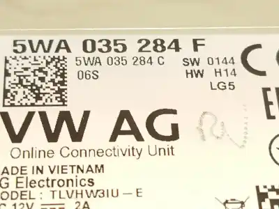 Автозапчастина б/у електронний модуль для seat leon (kl1) 1.0 tsi mild hybrid посилання на oem iam 5wa035284f  5wa035284c