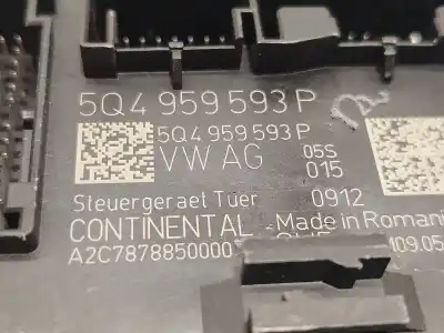 Автозапчастина б/у блок управління комфортом для seat leon (kl1) 1.0 tsi mild hybrid посилання на oem iam 5q4959593p a2c7878850000 