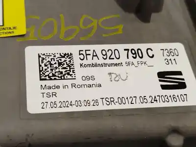 Автозапчастина б/у панель інструментів для seat leon (kl1) 1.0 tsi mild hybrid посилання на oem iam 5fa920790c  