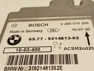 Second-hand car spare part airbag control unit for bmw x5 (e70) xdrive 40 d oem iam references 9214813 0285010256 65779214813