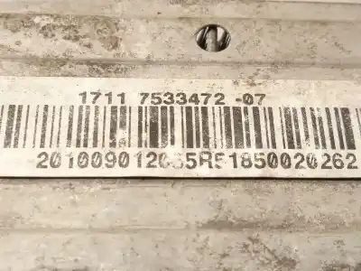 Peça sobressalente para automóvel em segunda mão radiador de água por bmw x5 (e70) xdrive 40 d referências oem iam 7533472  17117533472