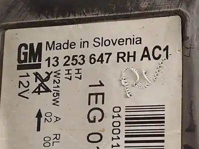 Автозапчастина б/у права фа для opel astra j (p10) 1.7 cdti (68) посилання на oem iam 13253647 1eg010011 