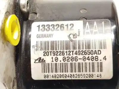 Автозапчастина б/у абс для opel astra j (p10) 1.7 cdti (68) посилання на oem iam 13332612 10020604084 28560040033