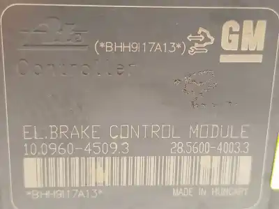 Автозапчастина б/у абс для opel astra j (p10) 1.7 cdti (68) посилання на oem iam 13332612 10020604084 28560040033