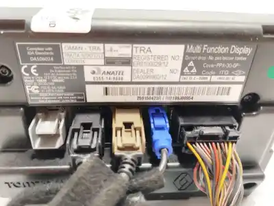 Peça sobressalente para automóvel em segunda mão display gps / multimídia por renault captur i (j5_, h5_) 0.9 tce 90 referências oem iam 259150423r  