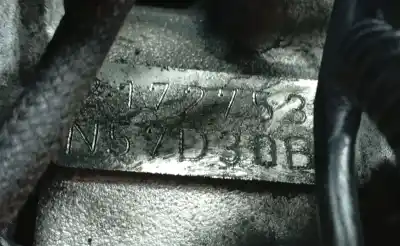 Second-hand car spare part complete engine for bmw x5 (e70) xdrive 40 d oem iam references n57d30b  