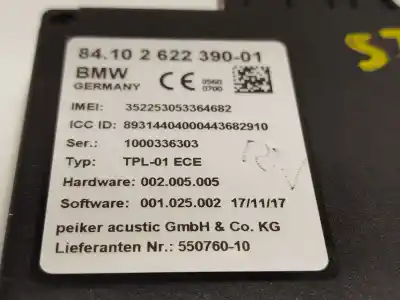 Peça sobressalente para automóvel em segunda mão módulo eletrônico por mini mini (f55) one d referências oem iam 84102622390  