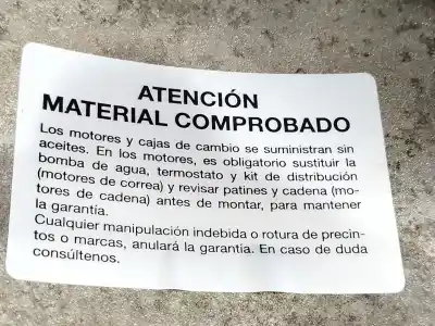 Second-hand car spare part gearbox for renault scénic iii (jz0/1_) 1.2 tce oem iam references tl4069  