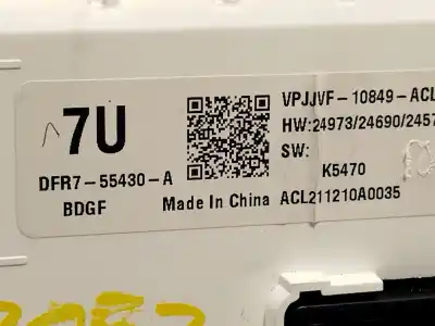 Автозапчастина б/у панель інструментів для mazda 3 fastback (bp) skyactiv-x m hybrid посилання на oem iam dfr755430a  