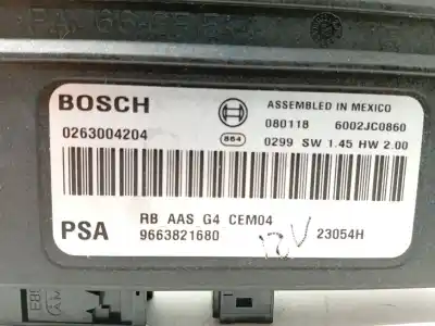 Second-hand car spare part electronic module for citroen c4 picasso i monospace (ud_) 1.6 hdi oem iam references 9663821680 0263004204 