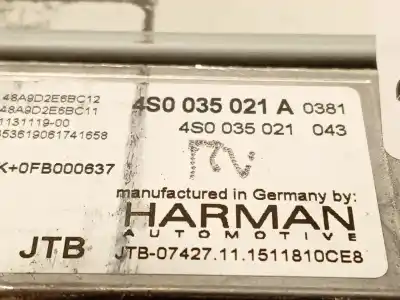 Second-hand car spare part gps navigation system for audi r8 (4s3, 4sp) 5.2 fsi quattro oem iam references 4s0035021a  