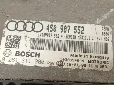 Автозапчастина б/у ебу контролер двигуна для audi r8 (4s3, 4sp) 5.2 fsi quattro посилання на oem iam 4s0907552 0261s11000 4t0907552a
