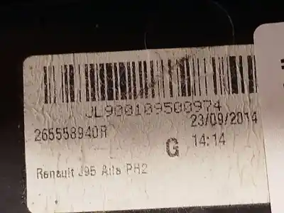 Pezzo di ricambio per auto di seconda mano lampada posteriore sinistra per renault scénic iii (jz0/1_) 1.2 tce riferimenti oem iam 265558940r  265550386r