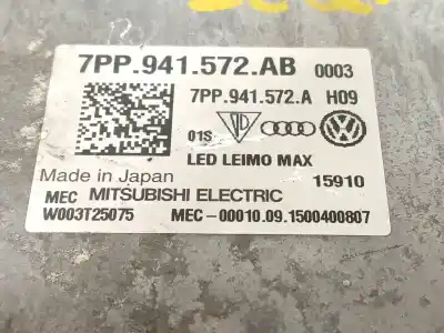 Second-hand car spare part left led control unit for audi r8 (4s3, 4sp) 5.2 fsi quattro oem iam references 7pp941572ab w003t25075 
