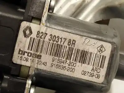 Автозапчасти б/у задний правый стеклорегулятор за renault scénic iii (jz0/1_) 1.2 tce ссылки oem iam 827303178r  827200005r