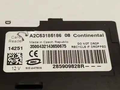 Pezzo di ricambio per auto di seconda mano modulo elettronico per renault scénic iii (jz0/1_) 1.2 tce riferimenti oem iam 285909828r a2c53185186 