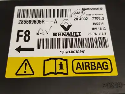 Second-hand car spare part airbag control unit for renault scénic iii (jz0/1_) 1.2 tce oem iam references 285589605r 28409277063 
