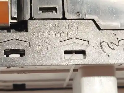 Second-hand car spare part left front power window switch for renault scénic iii (jz0/1_) 1.2 tce oem iam references 809610017r  