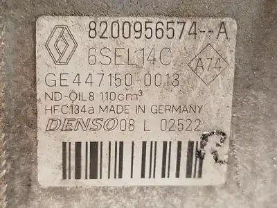 İkinci el araba yedek parçası klima kompresörü için renault megane iii fastback (bz0/1_, b3_) 1.9 dci (bz0n, bz0j) oem iam referansları 8200956574 4471500013 