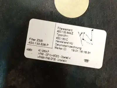 Second-hand car spare part air filter for audi r8 (4s3, 4sp) 5.2 fsi quattro oem iam references 4s0133846d 420133844e 4s0133845e