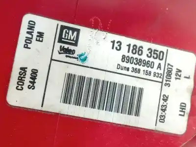Автозапчасти б/у левый задний фонарь за opel corsa d (s07) 1.3 cdti (l08, l68) ссылки oem iam 13186350 89038960a 
