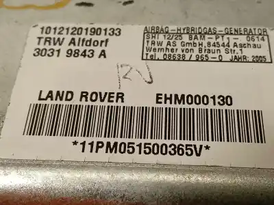 Second-hand car spare part front left side airbag for land rover range rover iii (l322) 3.0 d 4x4 oem iam references ehm000130  