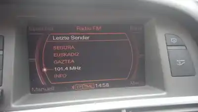 Second-hand car spare part multifunction display for audi a6 c6 (4f2) 2.0 tdi oem iam references 4f0919603b  