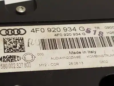 Peça sobressalente para automóvel em segunda mão quadrante por audi a6 c6 (4f2) 2.0 tdi referências oem iam 4f0920934g 580002327800 