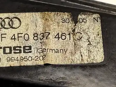 Second-hand car spare part driver left window regulator for audi a6 c6 (4f2) 2.0 tdi oem iam references 4f0837461c  4f0959801d