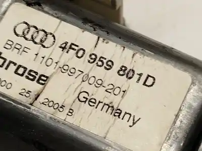 Second-hand car spare part driver left window regulator for audi a6 c6 (4f2) 2.0 tdi oem iam references 4f0837461c  4f0959801d