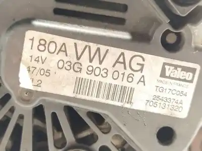 Second-hand car spare part alternator for audi a6 c6 (4f2) 2.0 tdi oem iam references 03g903016a tg17c054 2543374a
