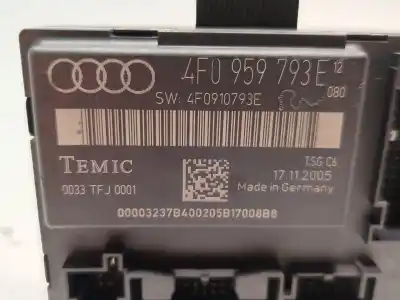 Second-hand car spare part body control unit for audi a6 c6 (4f2) 2.0 tdi oem iam references 4f0959793e  