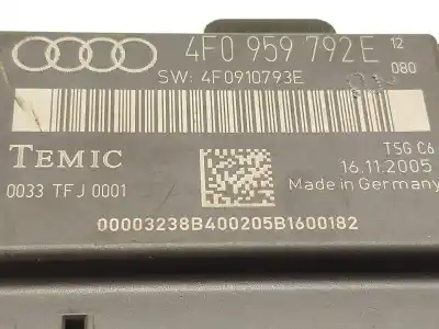 Second-hand car spare part body control unit for audi a6 c6 (4f2) 2.0 tdi oem iam references 4f0959792e  