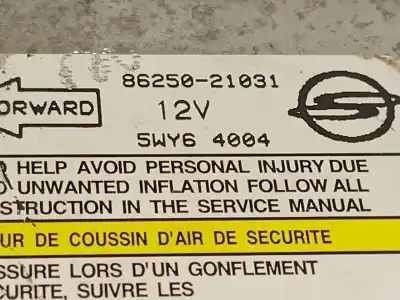 Автозапчастина б/у блок управління подушками безпеки для ssangyong rodius i 2.7 xdi посилання на oem iam 8625021031 5wy64004 