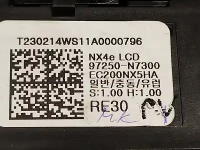 Pezzo di ricambio per auto di seconda mano display multifunzione per hyundai tucson (nx4e, nx4a) 1.6 t-gdi hybrid riferimenti oem iam 97250n7300  97250n7300ret