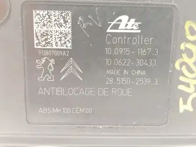 Peça sobressalente para automóvel em segunda mão abs por citroen c3 tonic referências oem iam 9802460680 10022001214 10091511673