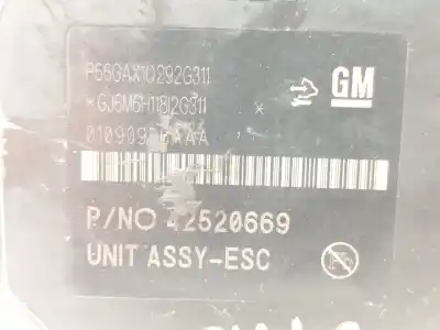 Peça sobressalente para automóvel em segunda mão abs por opel mokka x selective start/stop referências oem iam 42520669 01090936aaa 688250455